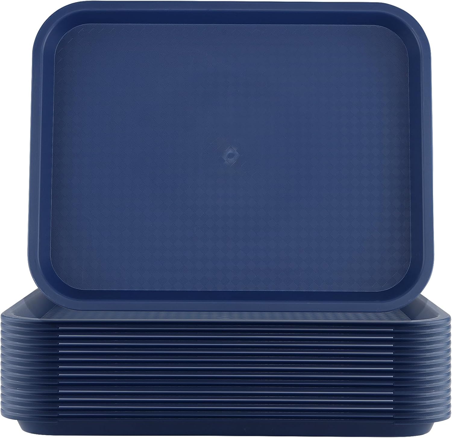 ZOENHOU 14 Pack 16 x 12 Inch Plastic Fast Food Tray
