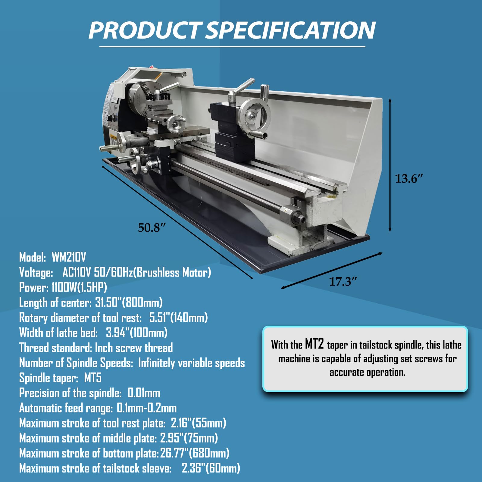 WYDDDARY Double Head Double Chuck 8