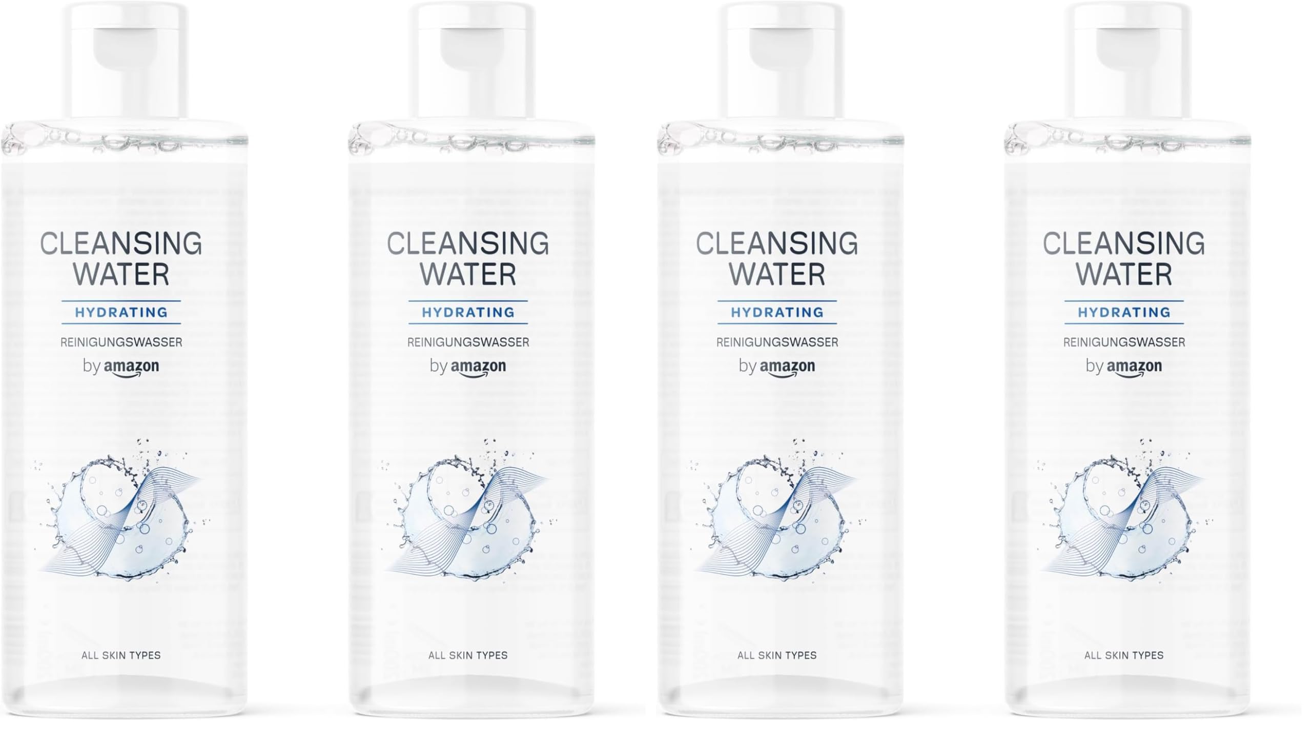 by Amazon Facial Cleansing Water with Almond Extract 2 x 200ml (Pack of 2) 200 ml (4er Pack) Facial cleansing water