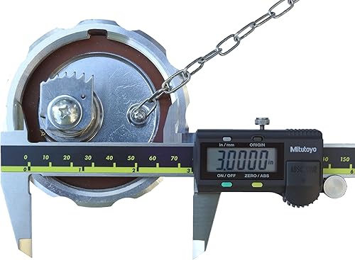 Miniatura 6 de Tapa de combustible diésel con bloqueo nominal de 3 pulgadas para modelos seleccionados de tanques de combustible Volvo Mack con bajo contenido de