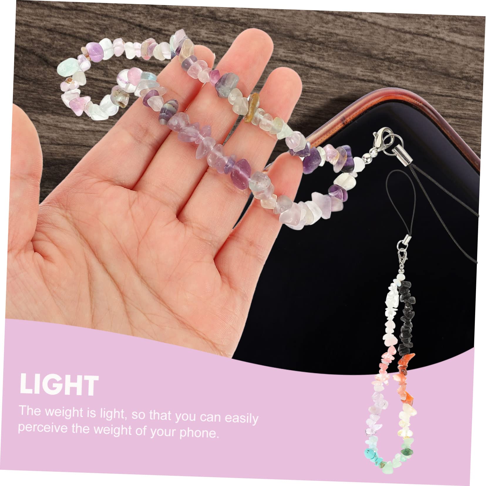 DOITOOL 10piezas Cadenas De Teléfono Decorativas Correa Antideslizante Para Móvil Lanyard Creativo y Delicado Accesorio Multifuncional Para Claves y Teléfonos