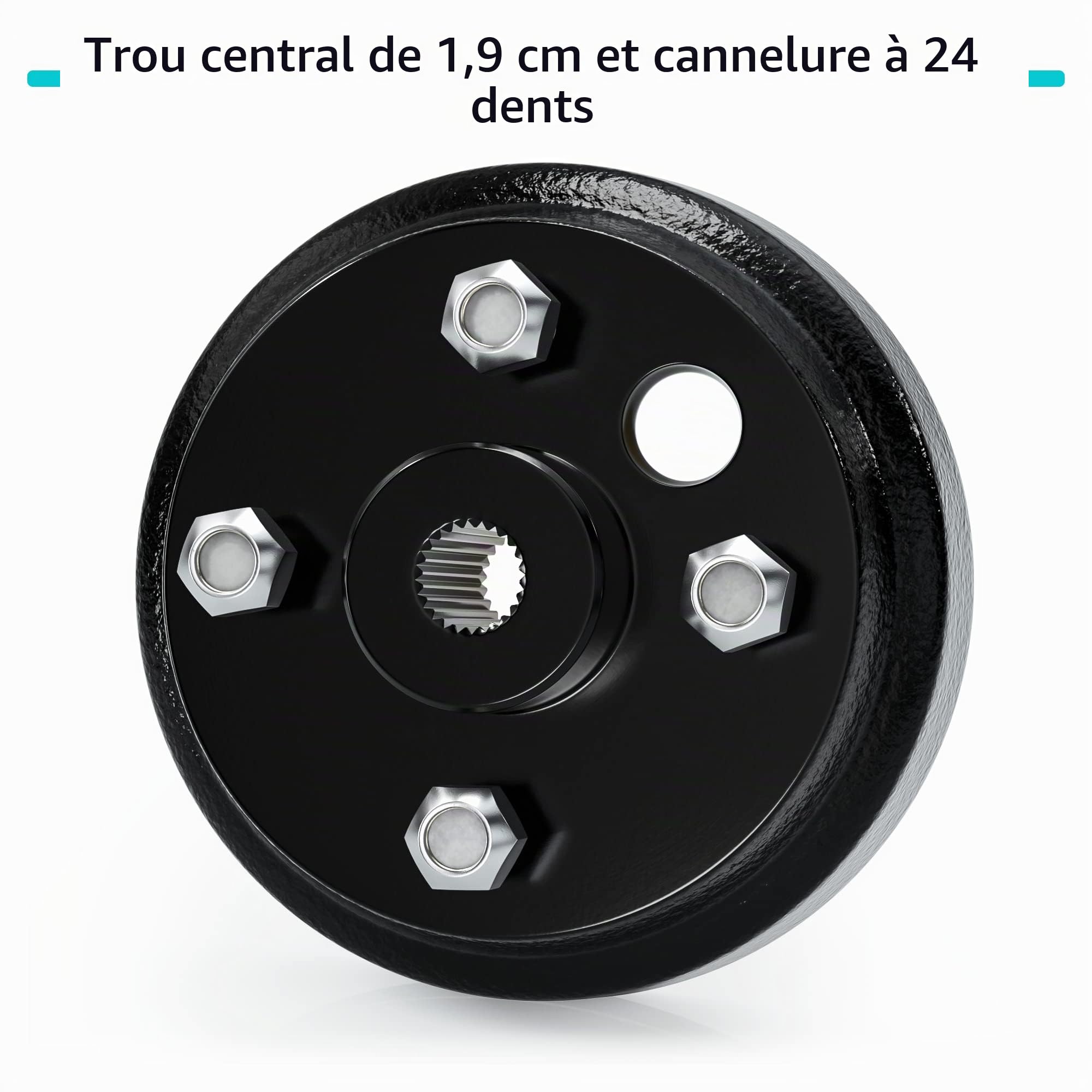 10L0L Moyeu de Tambour de Frein pour Chariot de Golf EZGO TXT PDS 1982 et modèles à partir de 1982 à 1993, remplace la pièce d'origine # 19186G1P