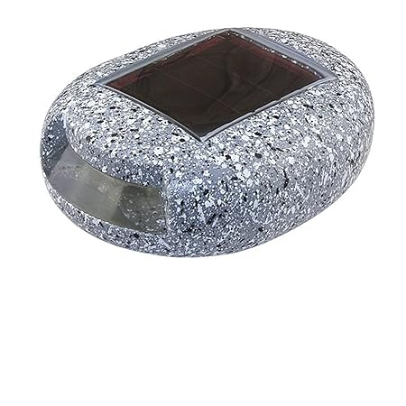 ZALHIN Outdoor Light Pole Solar Street Light Lawn Light Garden Decoration Outdoor LED Rock Light Waterproof Spot Light Walkway Solar Light