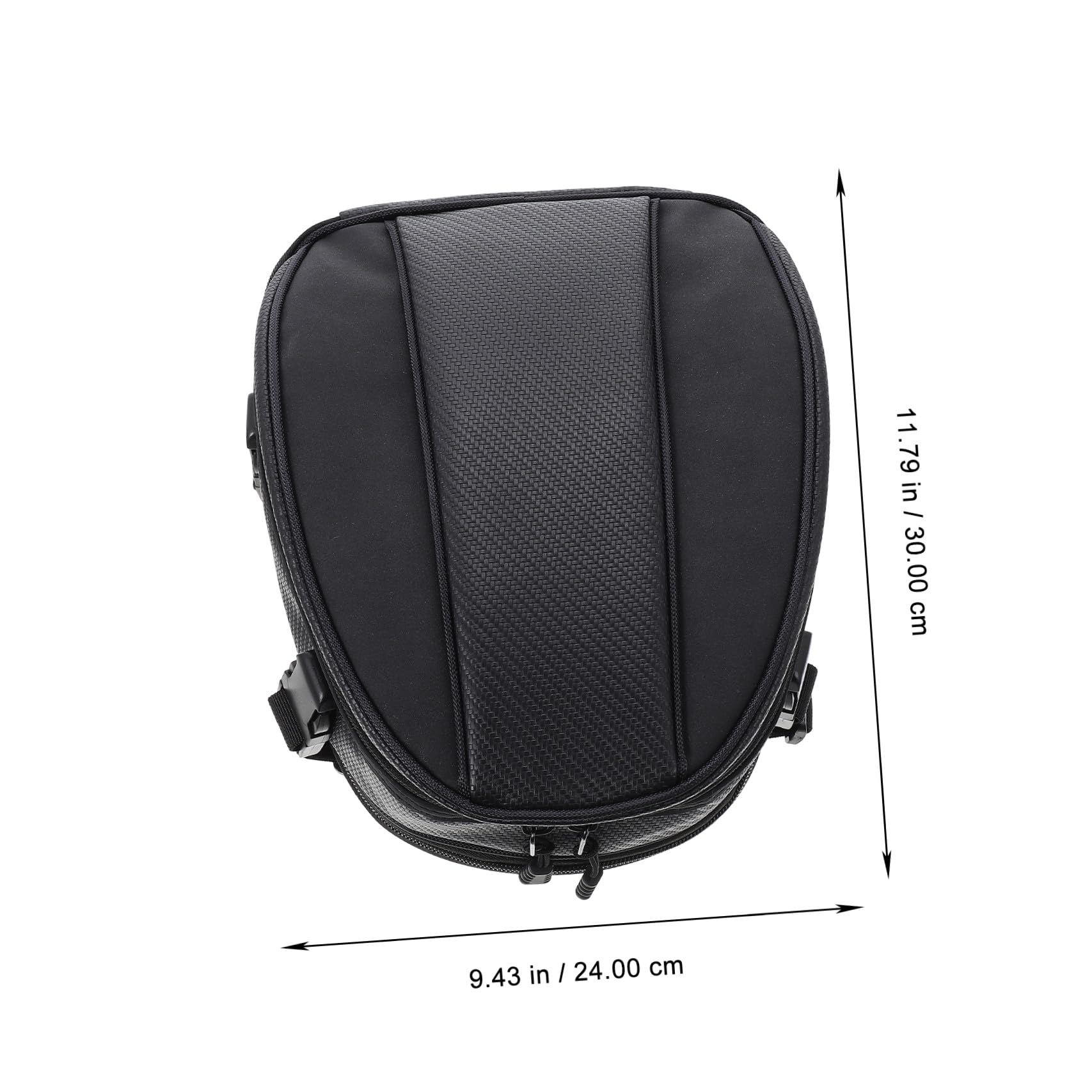 MAGICLULU Motorradtasche aus Oxford Gewebe Motorrad Rücksitztasche mit Mehreren Fächern für Helm Handy und Kleidung