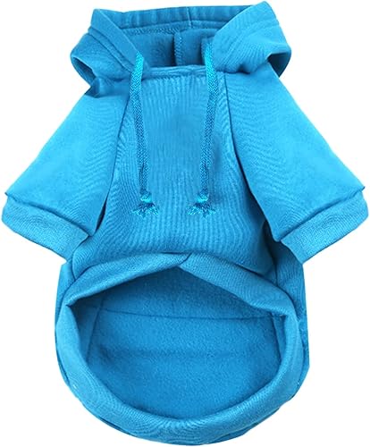 Miniatura 45 de Jecikelon - Sudadera con capucha y bolsillos, cálida para invierno, para perros pequeños, ropa de abrigo para chihuahuas, disfraz para cachorros