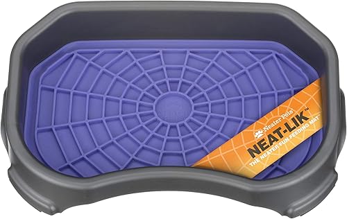 Neater Pet Brands - Mascotas - Neat-LIK con bandeja a prueba de desorden mantiene los suelos limpios