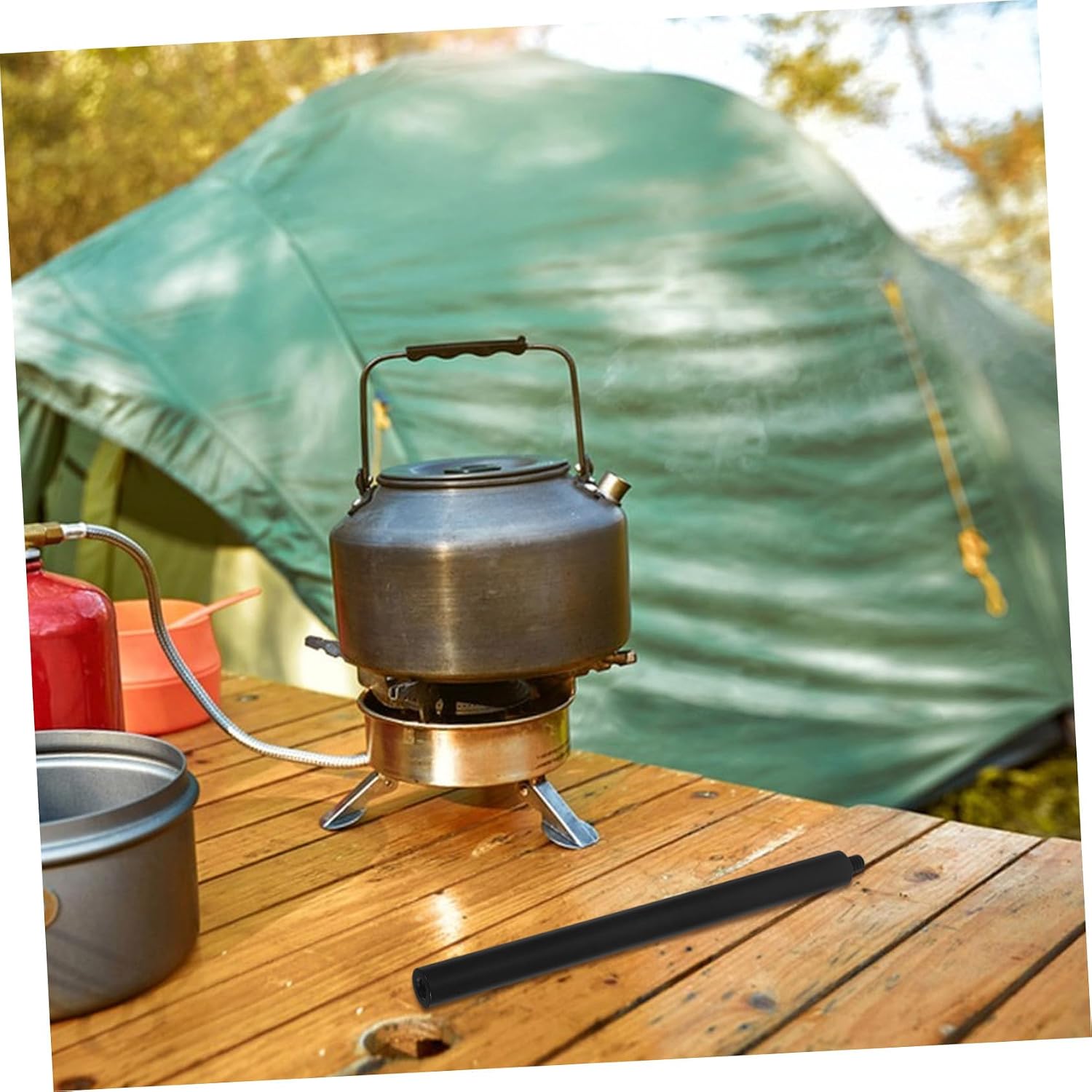 Milisten Camping Lantern Stand Aluminum Alloy Pole Portable Outdoor Light Pole for Lighting Accessories