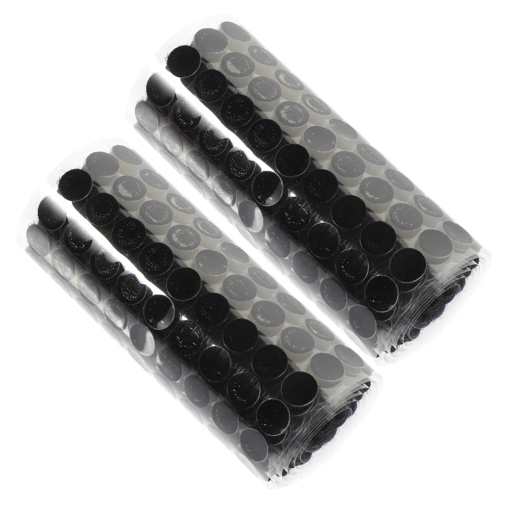 LALAFINA Nylon Polyester Blend Adhesive Dots 2 Rolls Circle Dots Easy Peel Stick for DIY Projects