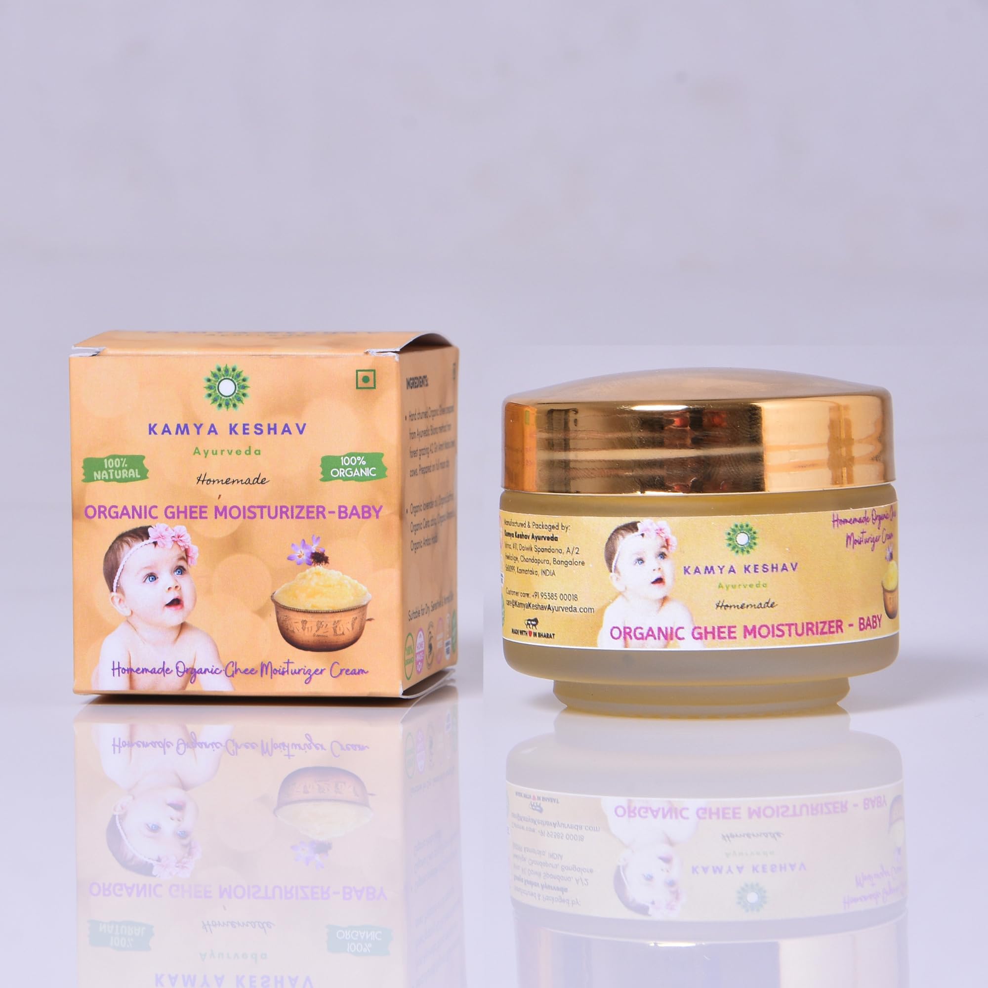 Organic Baby Moisturizer | Homemade | No Chemical | Ghee Moisturizer | Safe for Baby | Baby Lotion | Organic Moisturizer | Baby skin care-image-47