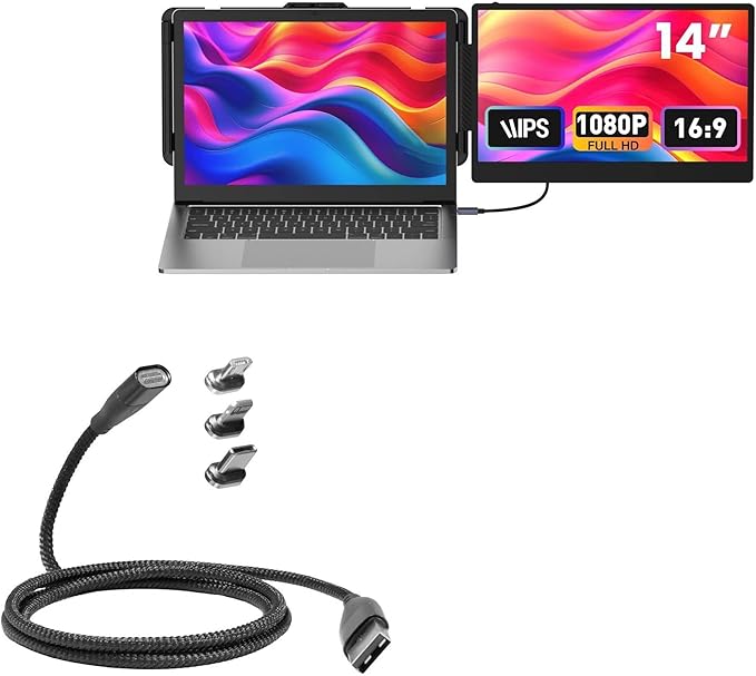 Cable Magnético USB Tipo-C y Micro USB de 100W
