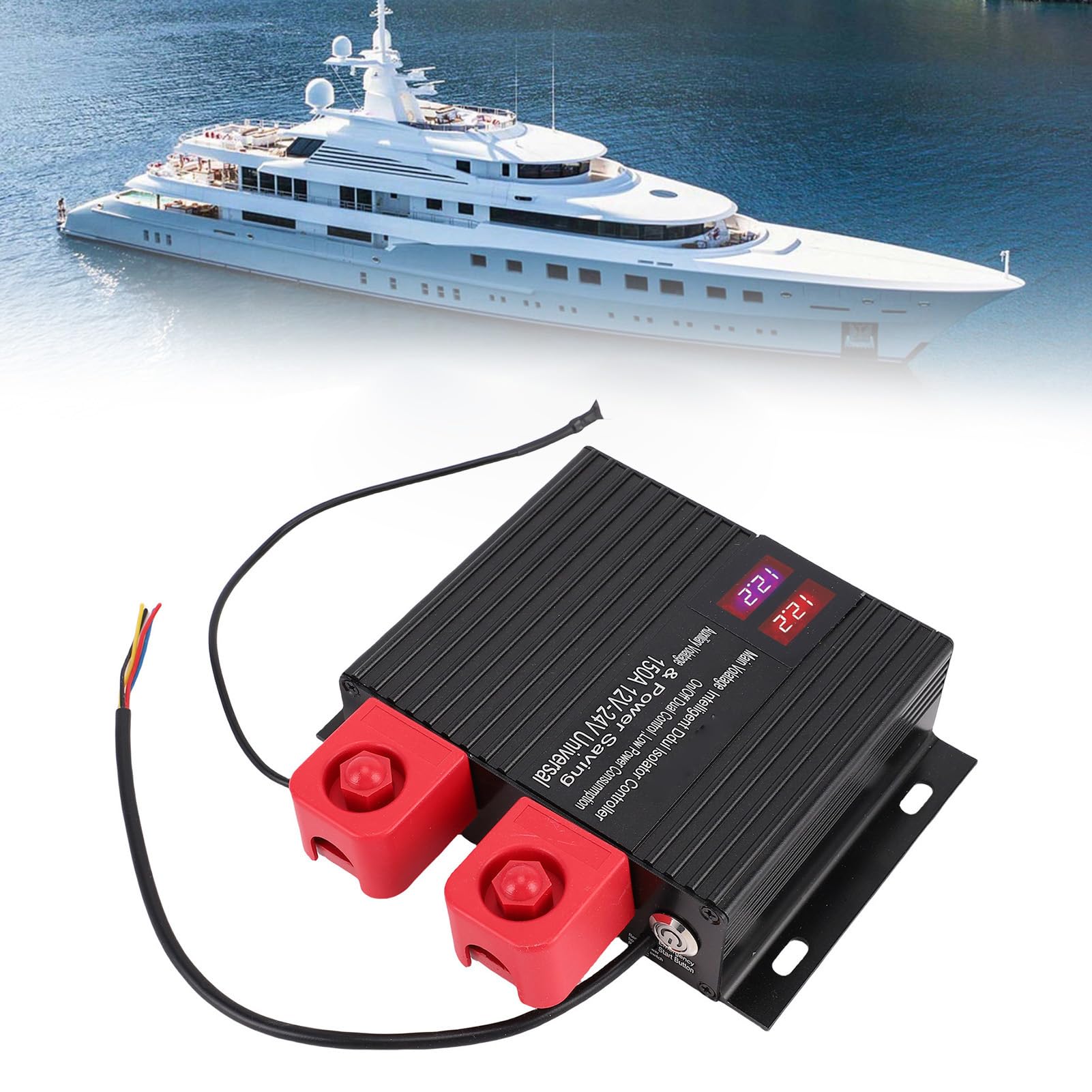 El Aislador de Batería Dual Inteligente Monitorea Eficientemente El Voltaje para Campistas de Camiones RV Marinos (150A)