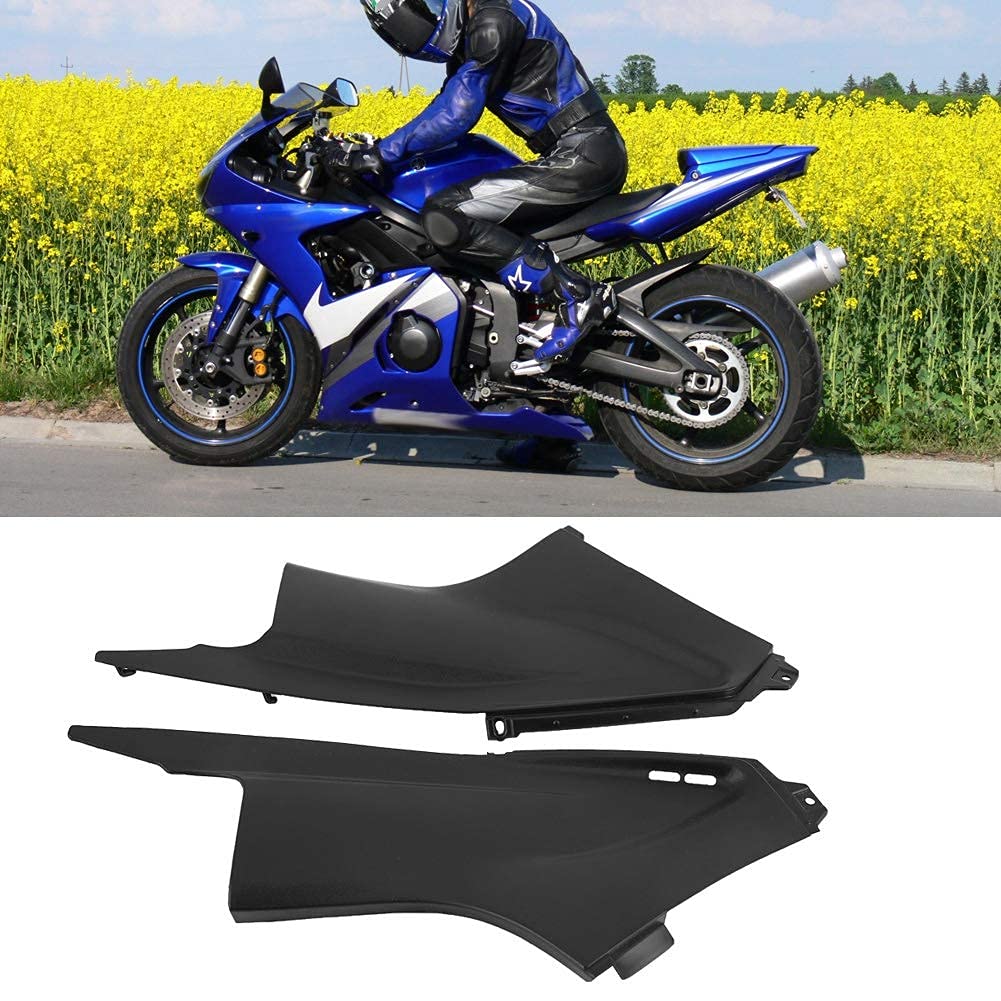 Carena parapolvere aria ， 1 paio Carena parapolvere aria nera inserire parte sostituzione per YZFR6 YZF R6 2003 2005