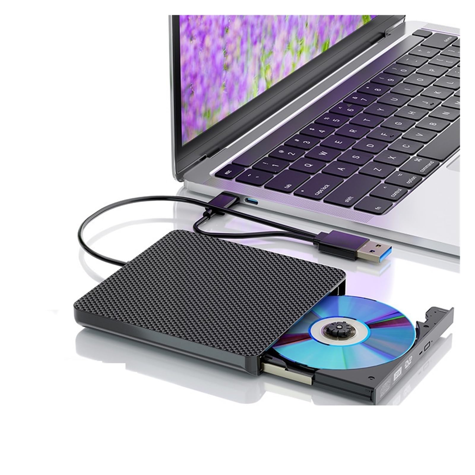 Grabadora De BLU-Ray USB3.0 Externa Unidad De DVD BLU-Ray/TPYE-C Compacto Fácil Uso
