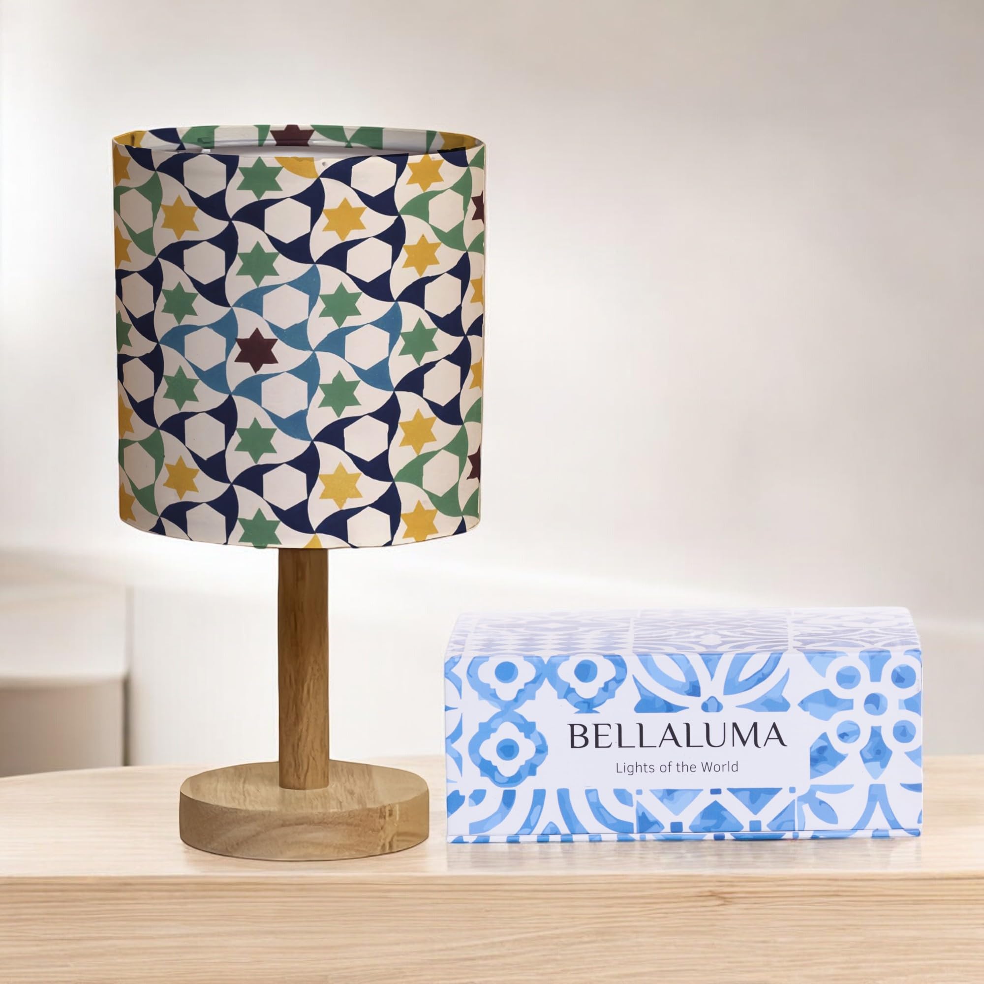 Bellaluma Lampada da comodino Lampada da comodino Candeeiro Mesa de Cabeceira Lampade da comodino Lampada da camera Lampada da tavolo (Star Of Alhambra, 1 unità)