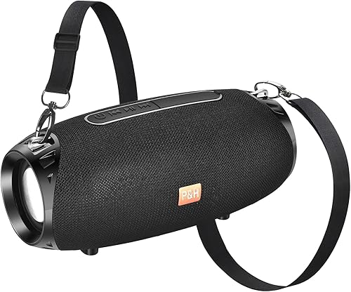 Altavoz Bluetooth portátil para exteriores, altavoces inalámbricos impermeables IPX4, altavoces Bluetooth 5.0, sonido potente, soporte de