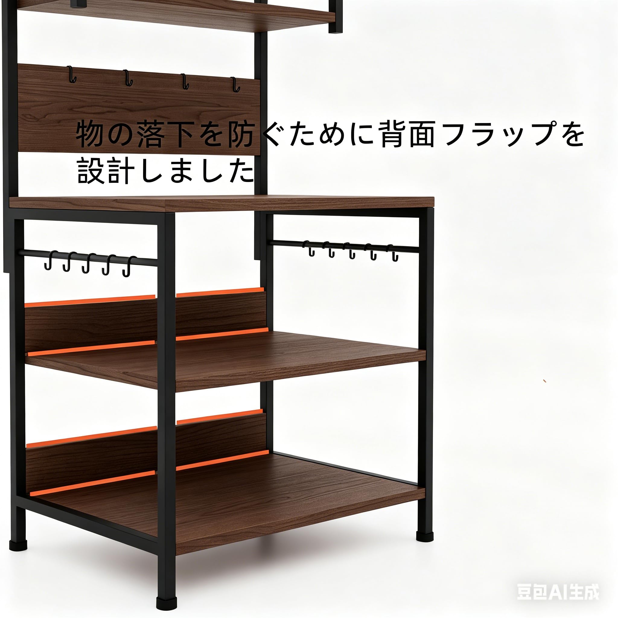 Amazon.co.jp: ZXD キッチンベイカーラック 幅60×奥行40×高さ150cm