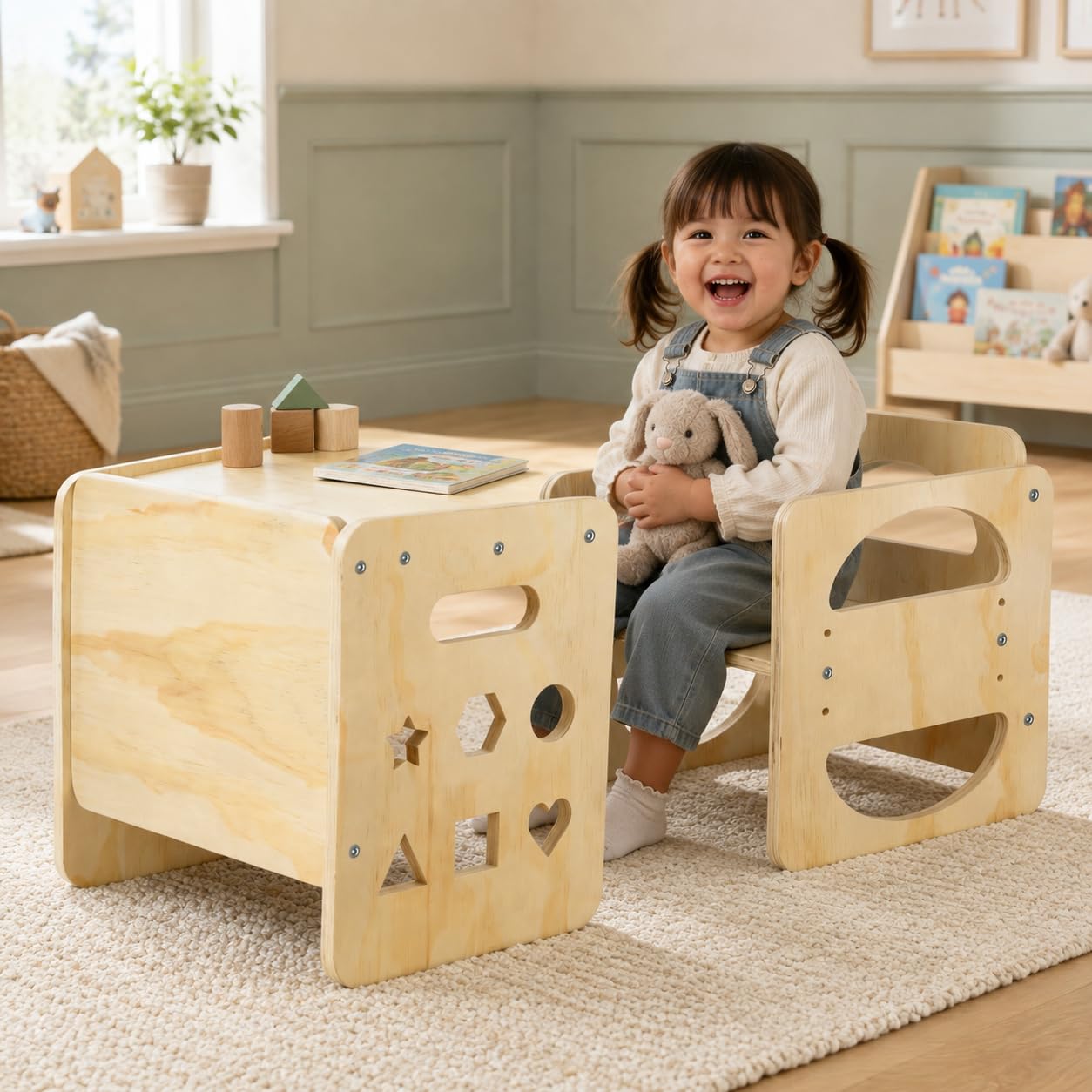 Dyserbuy Kids Table and Chair Sets, Toddler Table and Chair Set