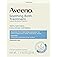 Aveeno Soothing Bath Treatment, Eczema, Dry Skin Relief, Colloidal Oatmeal Bath, Cleanser, Fragrance Free, 8-pack, 42 gram