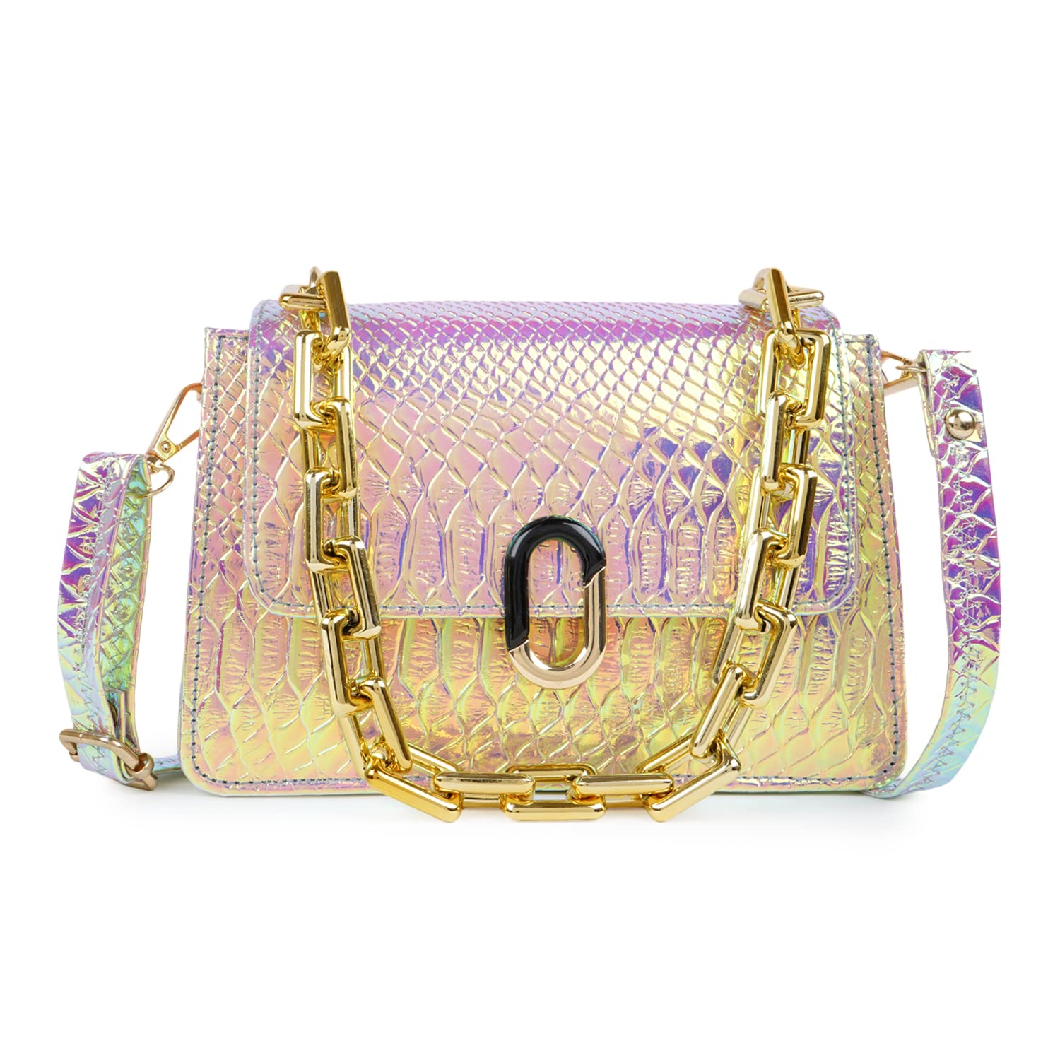 JAPKAUR Satchel Crossbody Purses for Women, Chain Straps, Shoulder Handbags, Gold (B09Y5KT7X4) Amazon Price History, Amazon Price Tracker