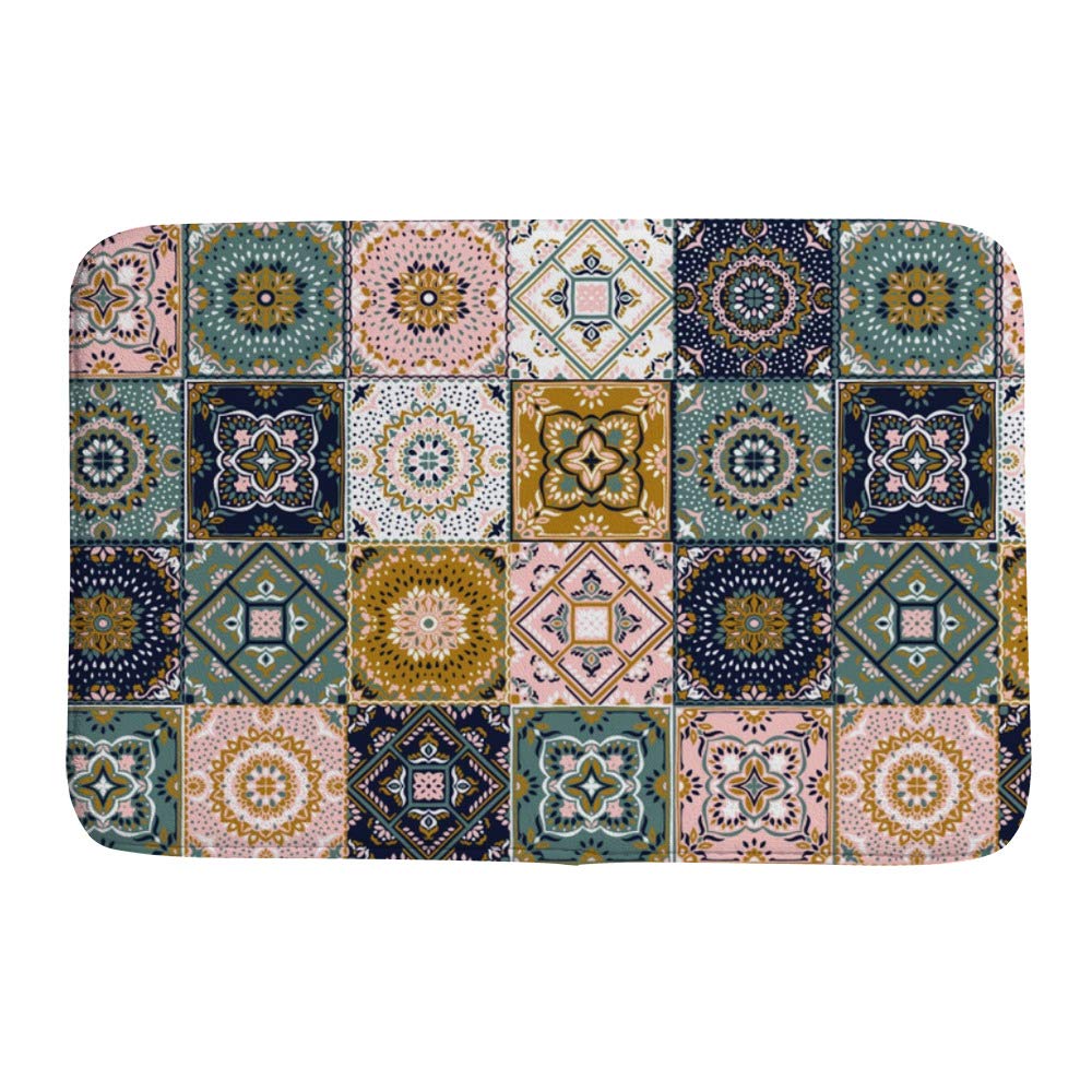 Tapis de douche antidérapant et absorbant en velours corail pour éviter les sols mouillés