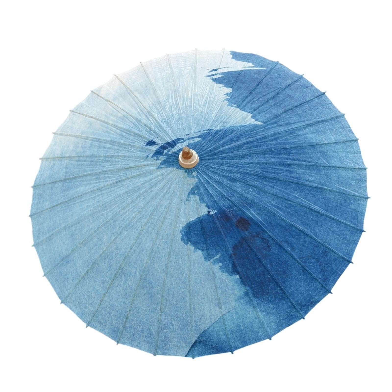 Papierowy Parasol Ręcznie Robione Olej Tungowy Parasol Chiński | Składane Odporne Na Deszcz Ochrona Przed Słońcem Japoński Parasol Do Cheongsam Kempingu Fotografii(Full,120cm,M)