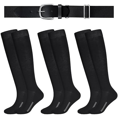 Haysandy Baseball or Softball Sock and Belt Combo Set 3