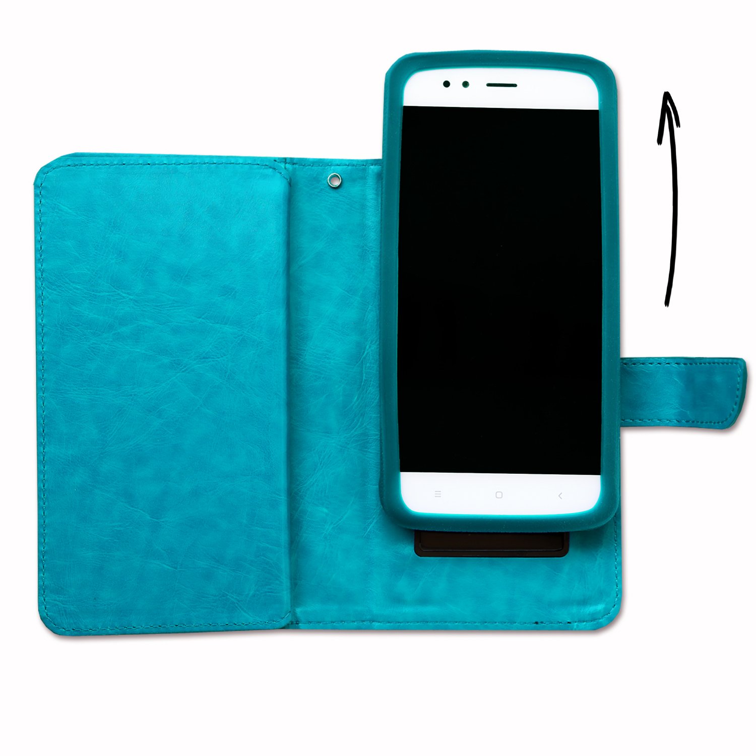 LBH Custodia Portafoglio Telefono Magnetico per Xiaomi Mi 11 Lite / 11
