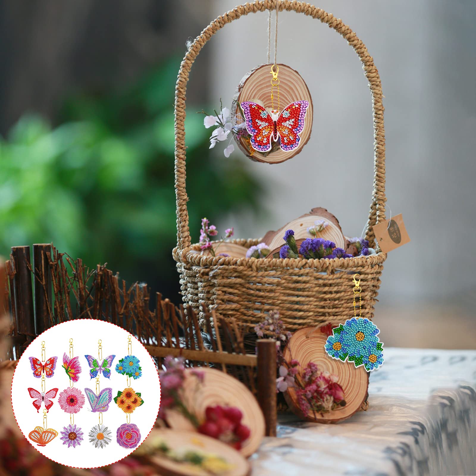 Peinture Diamant Fée Papillon Elfe 50 X 50 Cm Diamond Painting Elfes Fées Diamond Painting Ange Avec Ailes Mosaïque Diamant - Beaux-Arts Et Loisirs Créatifs