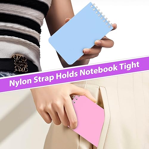 Miniatura 4 de 3 x 5 Small Pocket Notebooks - 8 Pcs Mini Spiral Notebook Bulk with Lined Pages, Colorful Little Notebook Nursing Notepad for Study, Work, Steno,