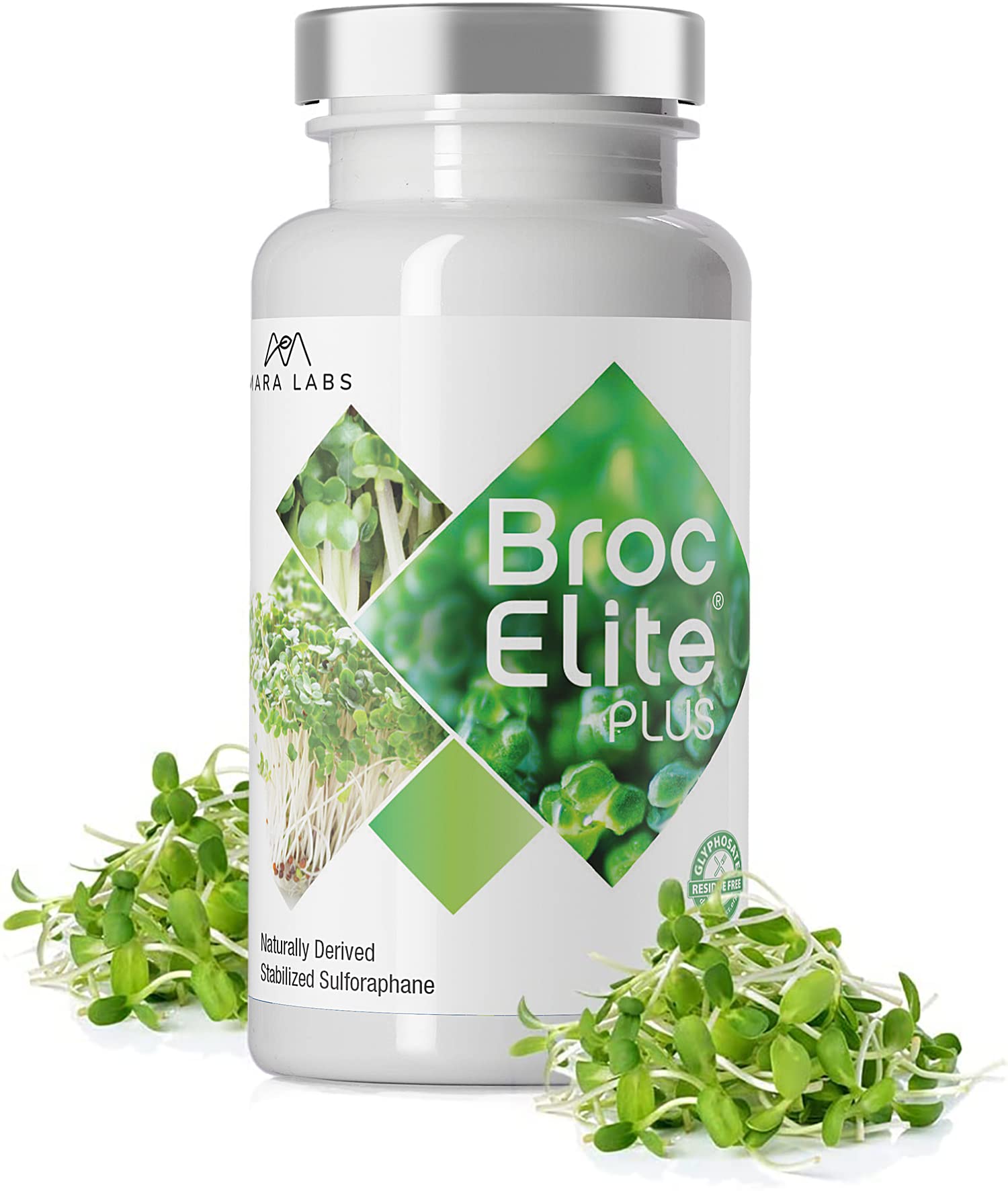 BrocElite Plus - Broccoli Supplement with Stabilized Sulforaphane Extract - Heart Health, Joint Supp