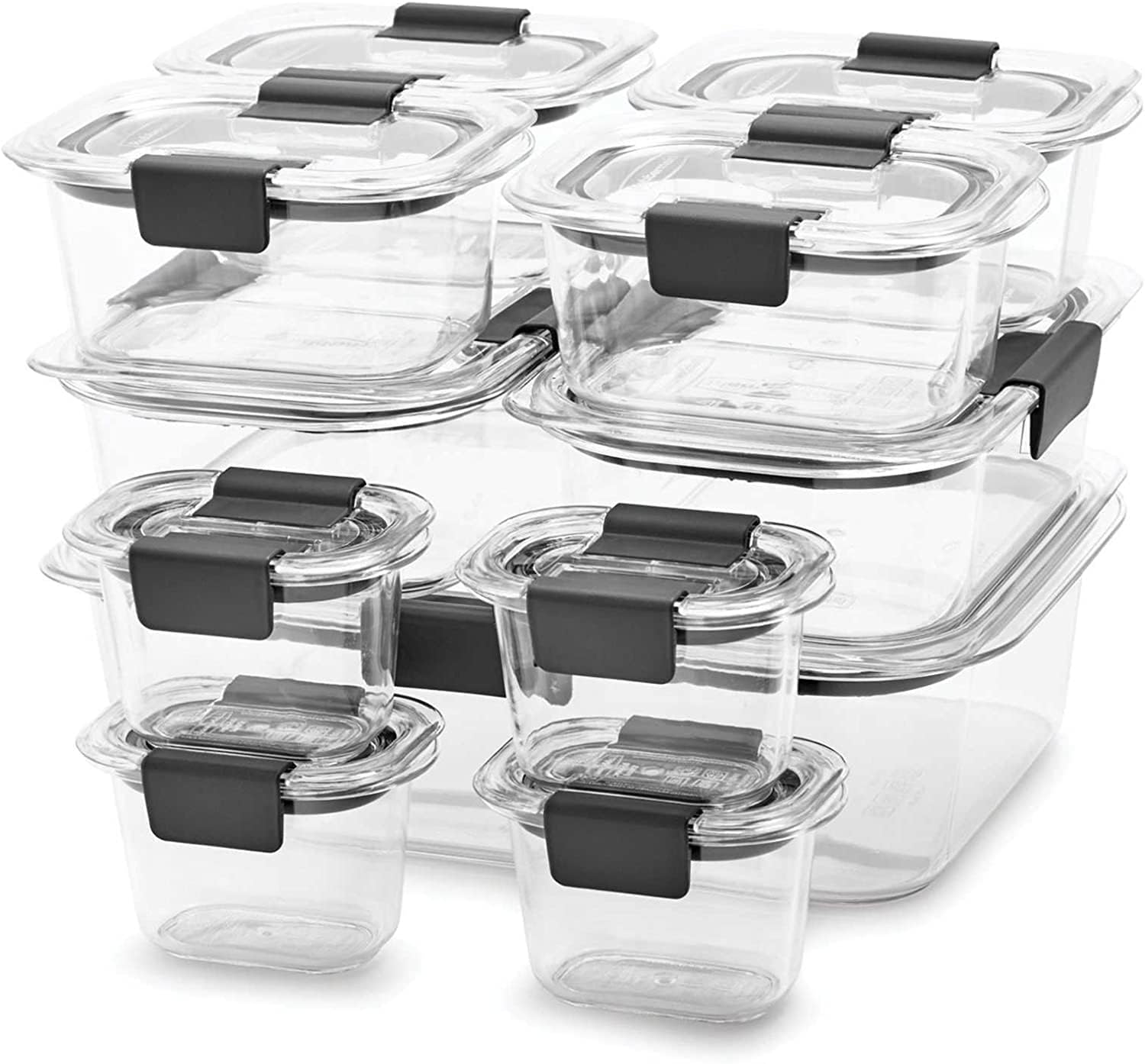 Rubbermaid Brilliance 22piece Food Storage Container Set