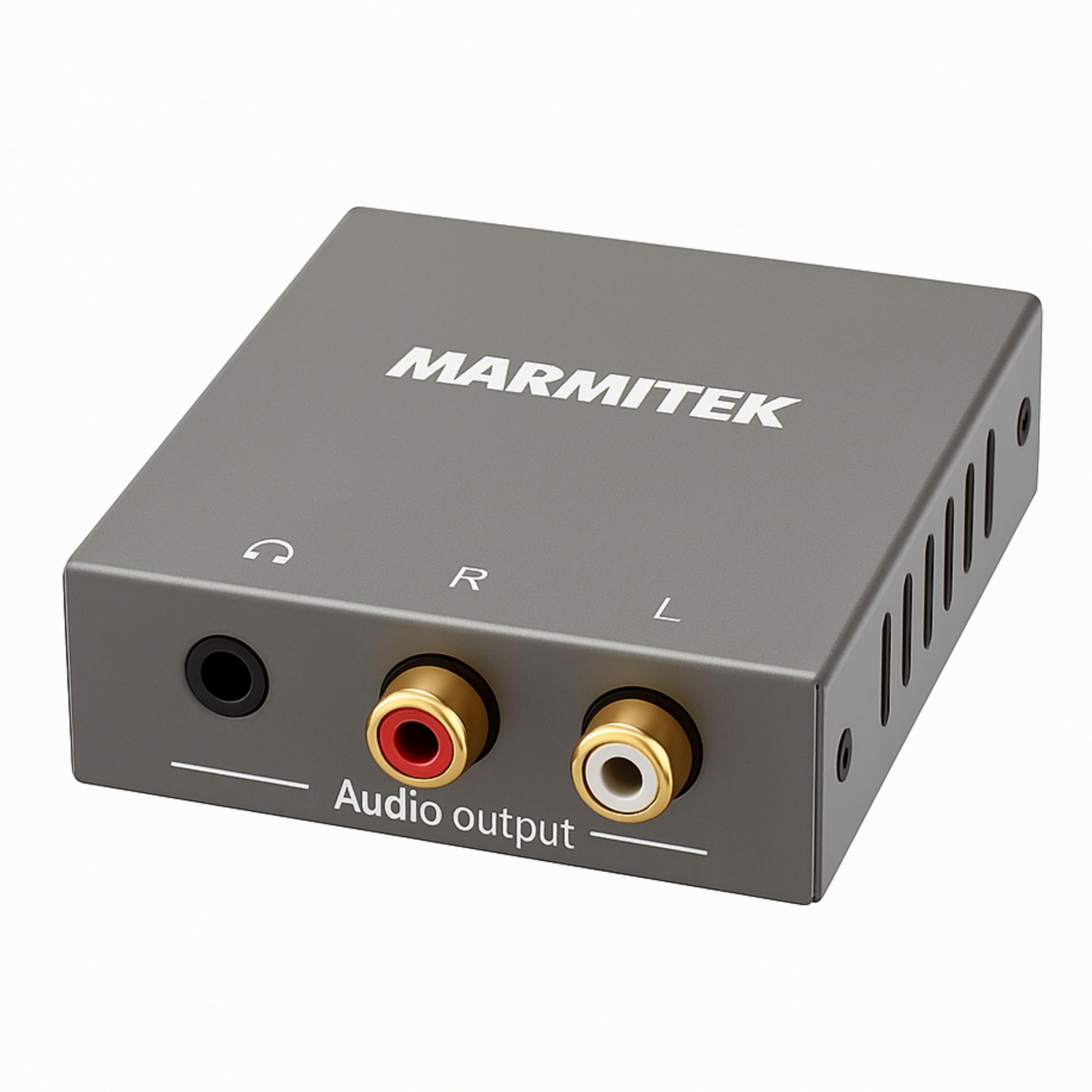 Marmitek CEC130 - Adaptador HDMI ARC extractor audio con CEC para TV | Audio de TV a amplificador o altavoces activos, salida estéreo L/R RCA y jack 3,5 mm, Dolby/DTS 5.1 a estéreo
