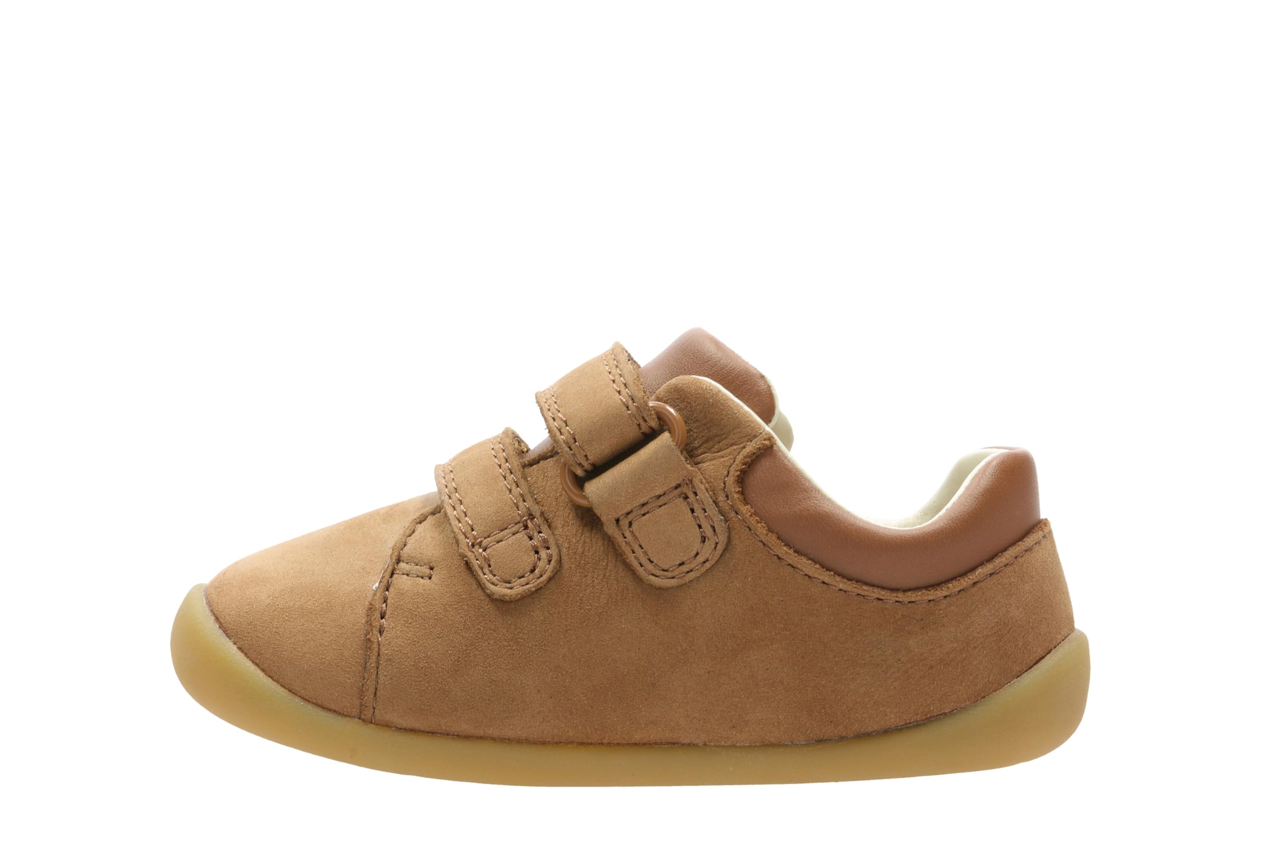 Clarks Boy's Toddler Roamer Craft Sneakers | Premium Leather | Riptape Fastening | Flexible Rubber Sole | Wide Fit Available