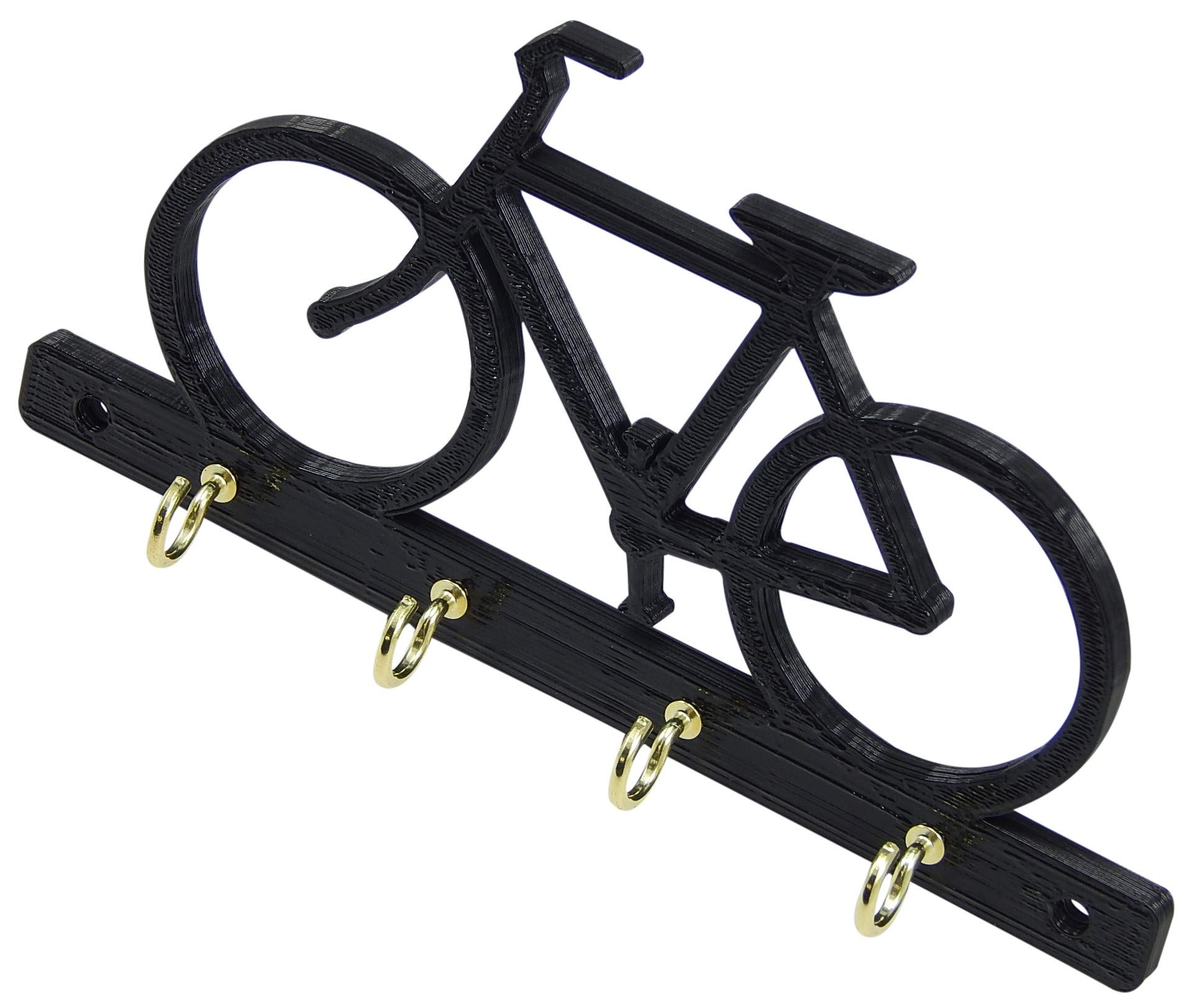 Solid Brass Bycycle Bike Key Hook House Car Cyclist Lock Keys Rack Hanger wall mounted Holder