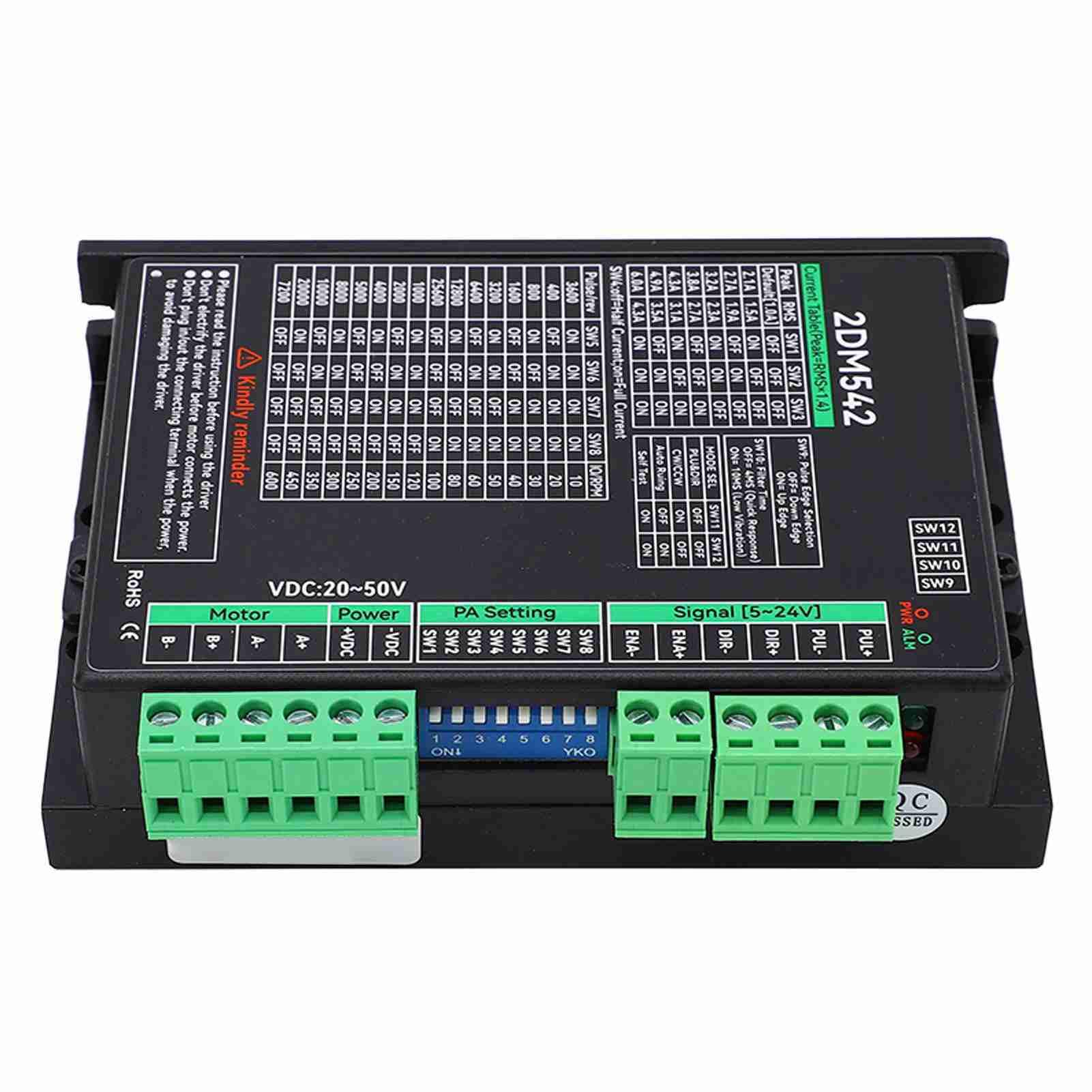 FTVOGUE Controlador de Motor Paso a Paso Controlador de Motor Digital