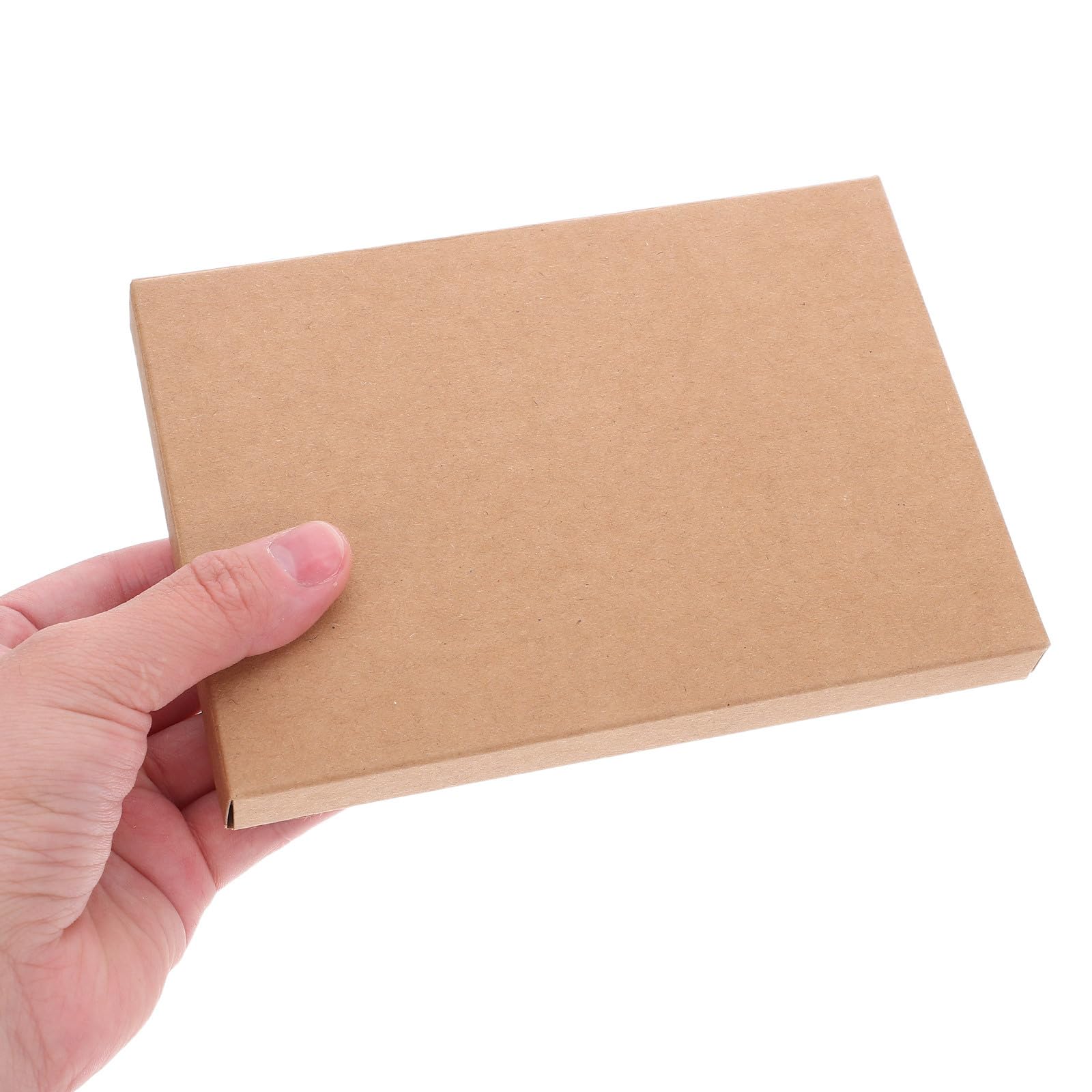 Scatola di Carta Kraft 50 Pezzi per Cartoline e Buste Vuote Design Semplice e Raffinato per Progetti Fai da Te e Uso Ufficio