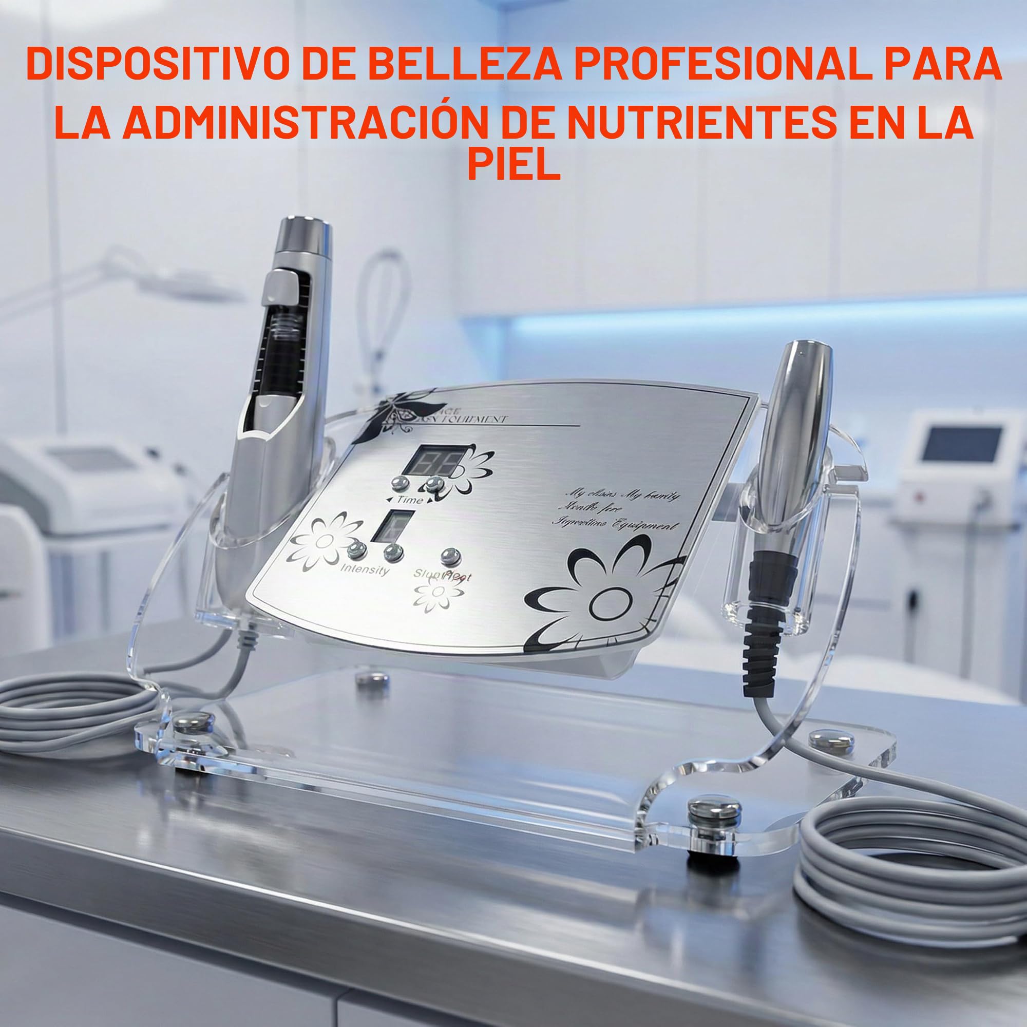 Elitzia ETF49E aguja libre de electroporación Mesoporation ion-importación de equipos de belleza facial blanqueamiento eliminación de arrugas y la hinchazón | Mesoporación, importación de iones, eliminación de arrugas, blanqueamiento e hidratación de la p
