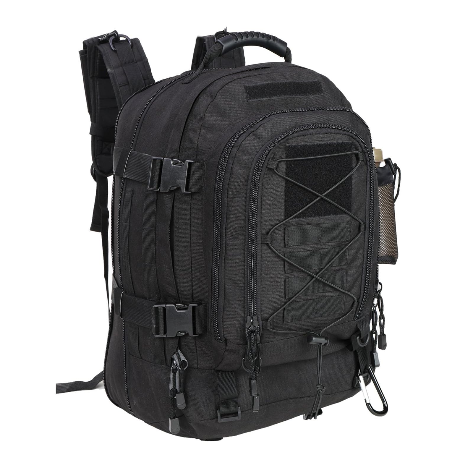 Großer Militär-Rucksack, 3 Tage, erweiterbarer Rucksack, Armee-Tagesrucksack für Outdoor, Wandern, Jagd