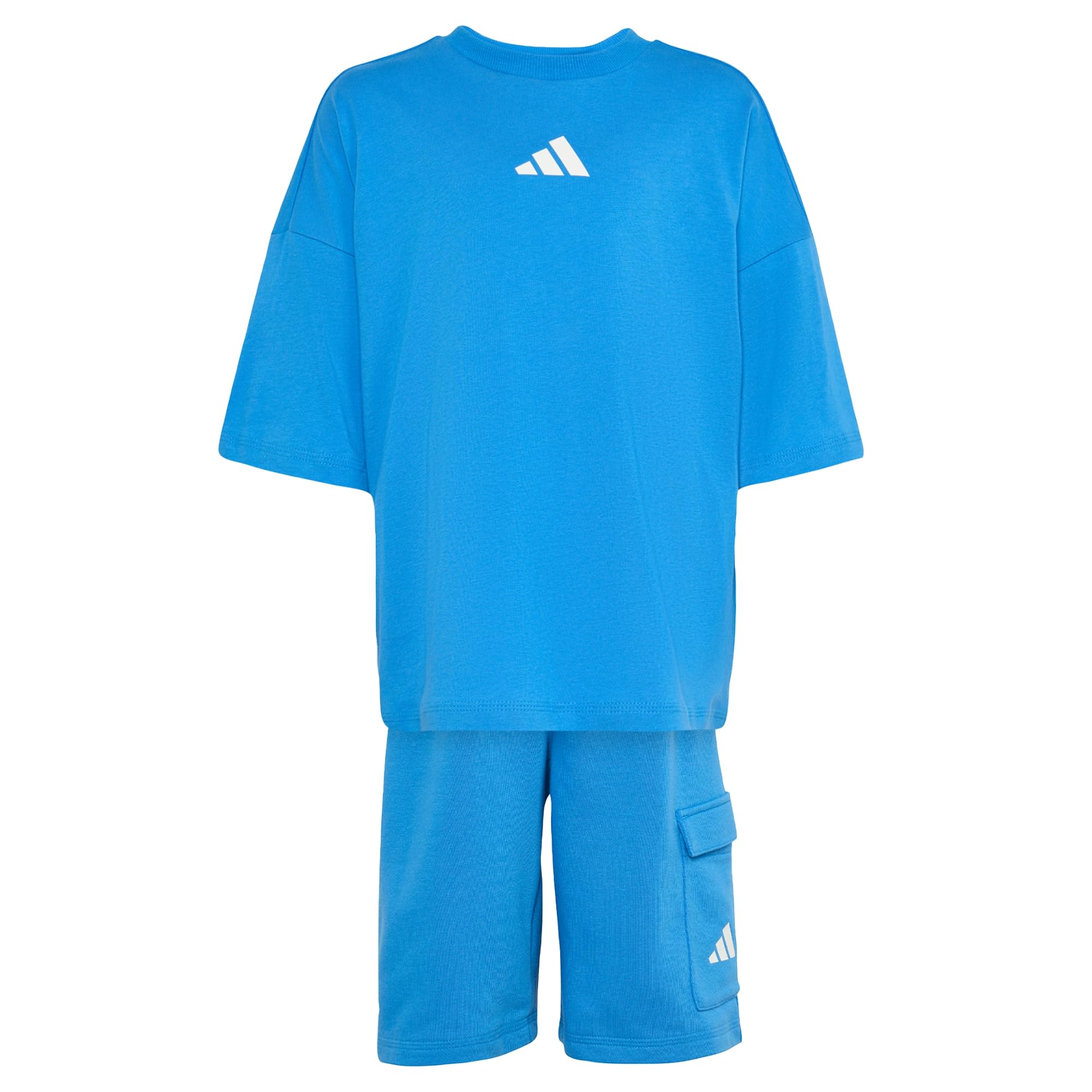 adidas Unisex Kids TIRO_NSTER T-SHIRT SET, Wonder Sage/white, 9-10 Years