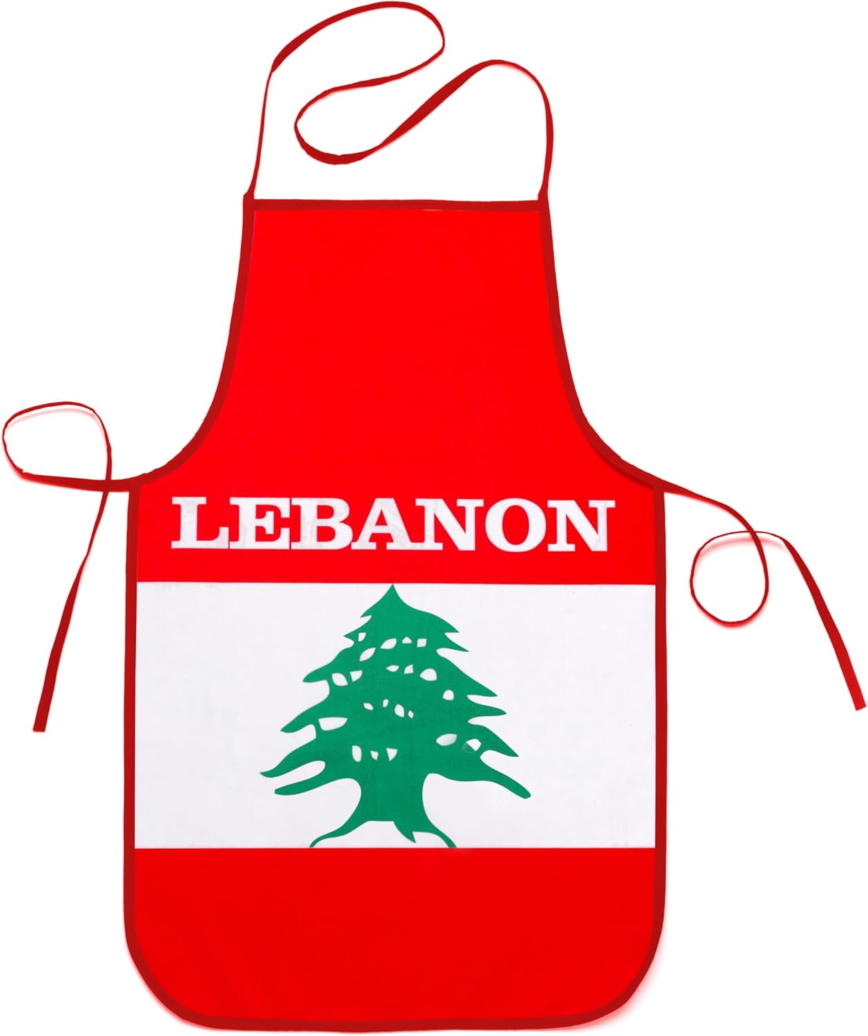Lebanon Flag Kitchen & BBQ Set w/Apron, Oven-mitt & Pot-holder Lebanese