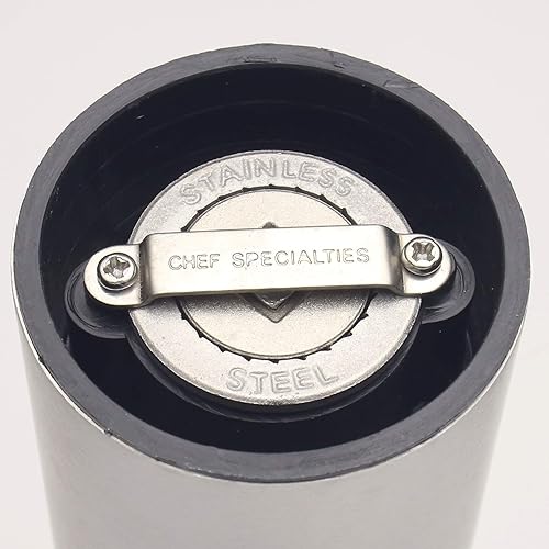 Miniatura 4 de Chef Specialties Juego de molinillo de pimienta y salero de acero inoxidable Futura de 5.5 pulgadas