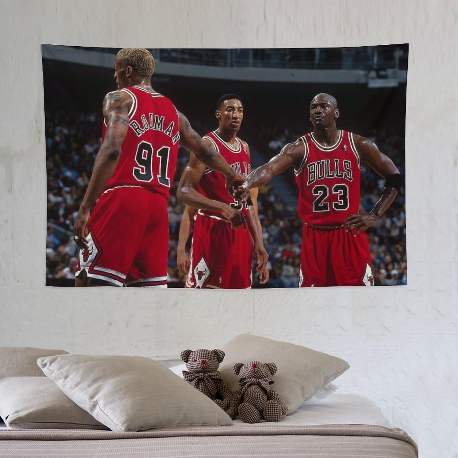 Amazon.co.jp: ブルズビッグスリーマイケルジョーダンピッペン