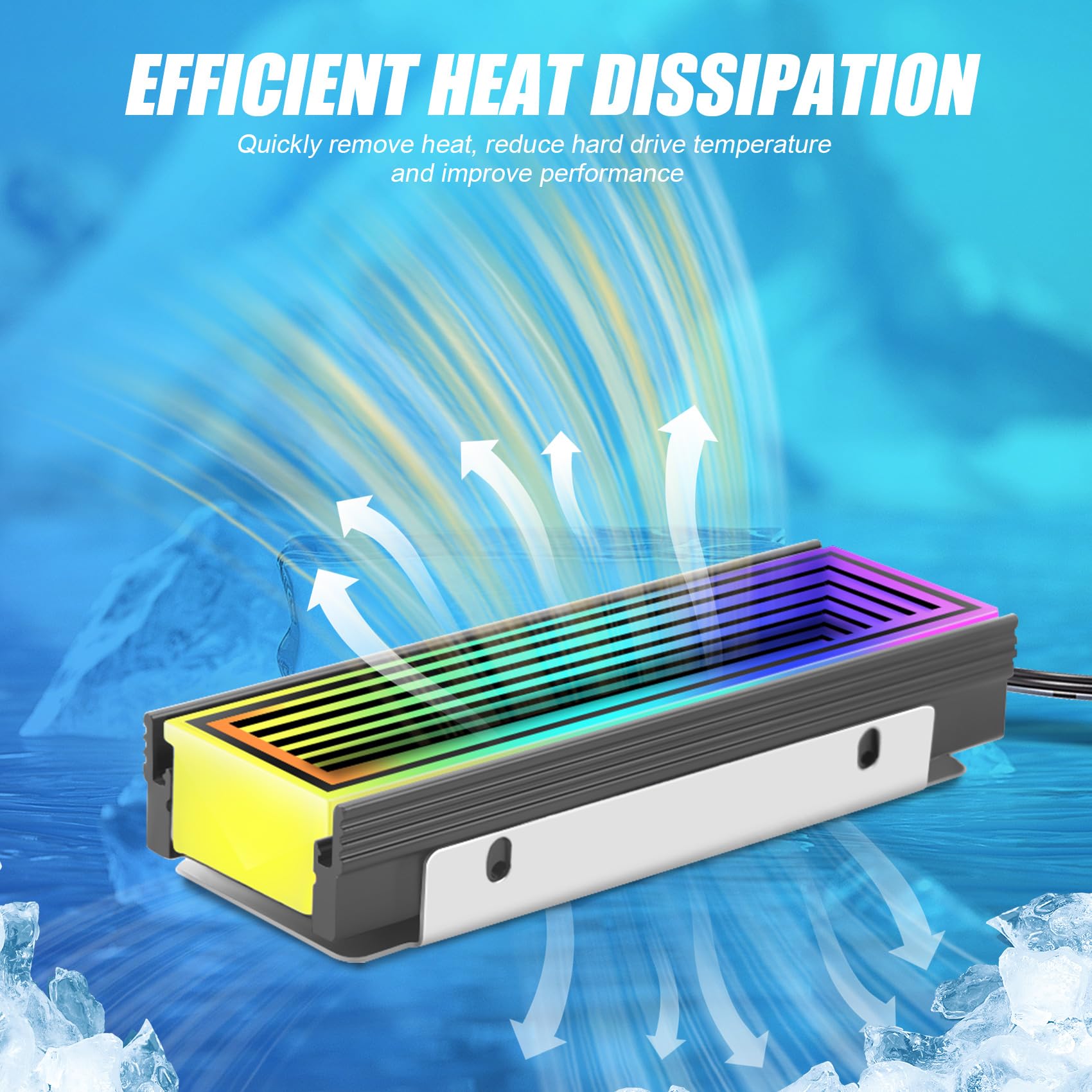 Ddr4 Ram 32gb Gokelomg 5V ARGB Sync Computer 2280 SSD M2 Radiator PC RGB M.2 Gaming Zubehör