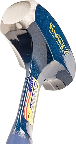 Miniatura 4 de Estwing - BL353 Martillo de perforacióngrieta - Martillo de trineo y bola de 3 libras - Herramienta de trabajo de metales de 16 oz con construcción