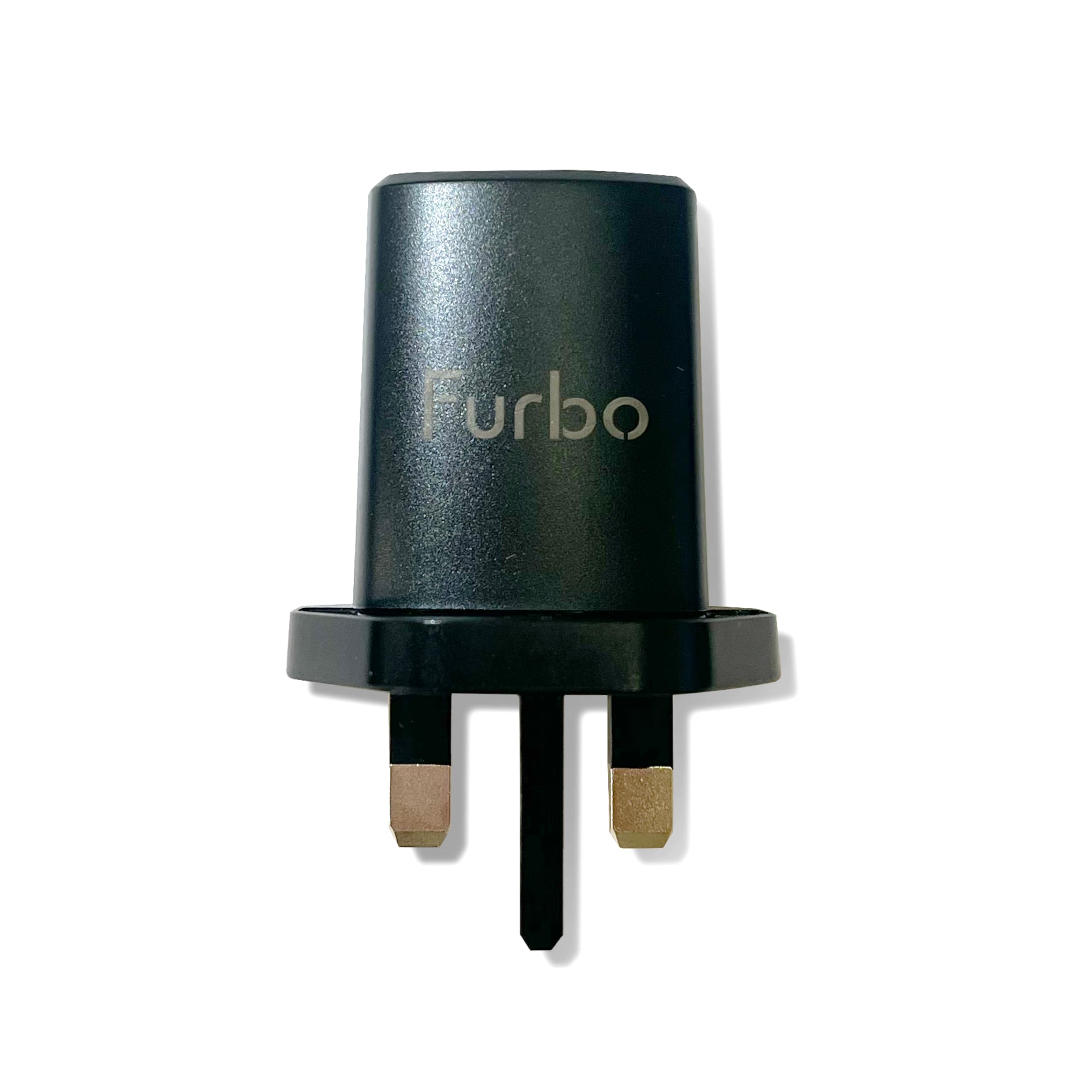 Furbo360 USB Plug UK 3 Pin Adaptor 5.2V 2A for Cat Camera (Black)