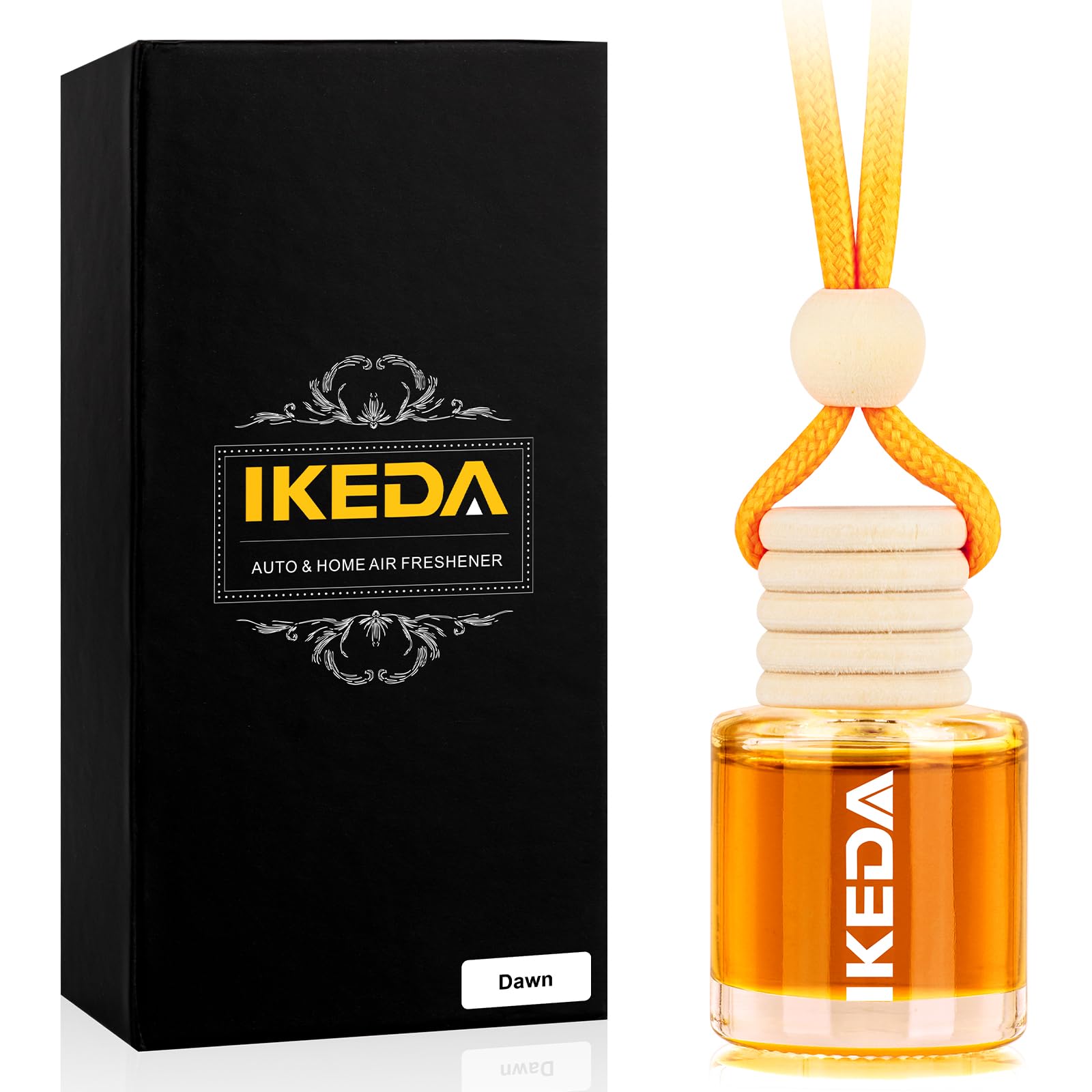 Ikeda Autoduft,Duftbaum Auto Innenraum,HäNgender Auto-Lufterfrischer,Geschenke FüR Frauen MäNner,HäNgender Lufterfrischer FüR Auto & Zuhause,Morgendämmerung-new,10 ml / 1 Stück