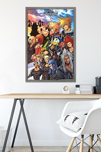 Vista 36 de Trends International Disney Kingdom Hearts - Póster de pared de grupo, 14.725 x 22.375 pulgadas, versión premium sin marco