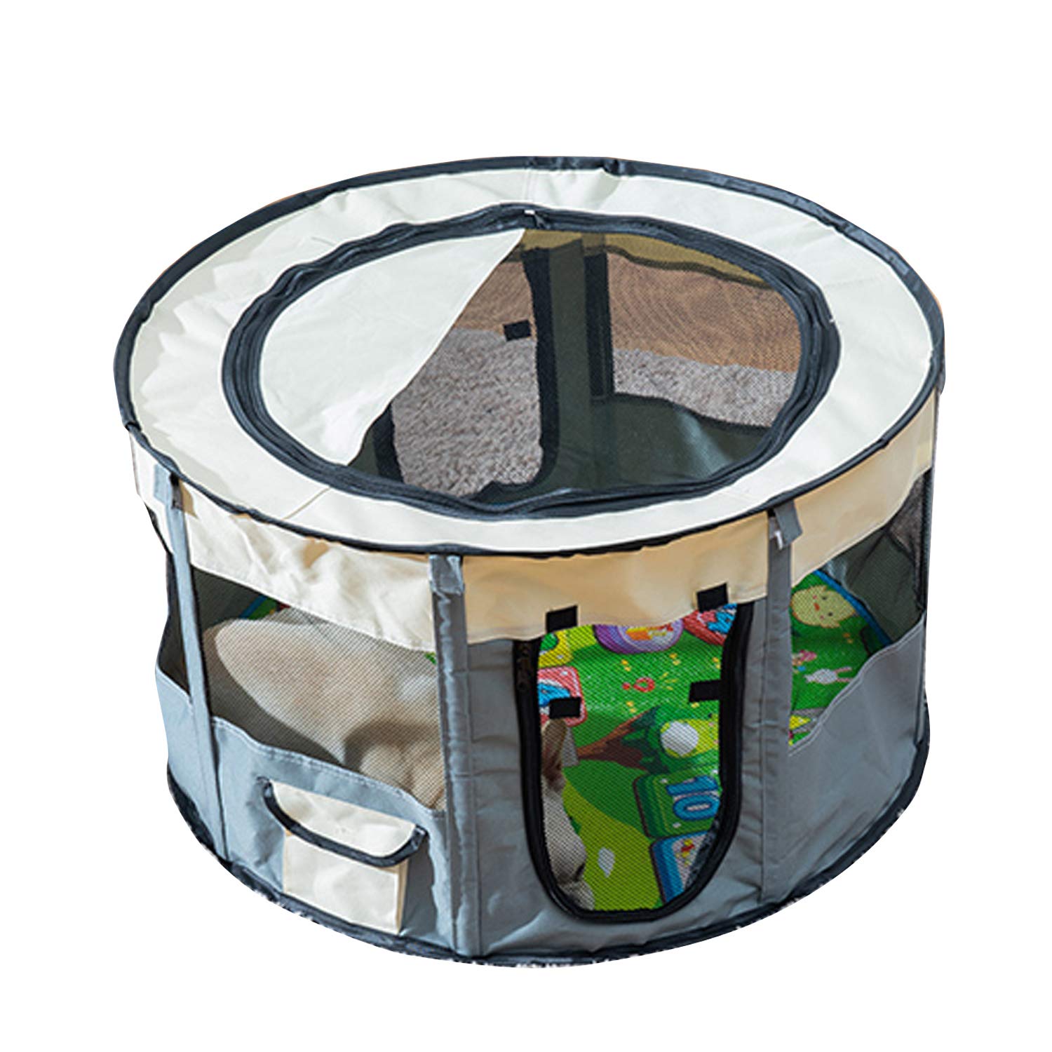 Parc de jeu pour animal domestique pliable contre le stress des voyages en camping