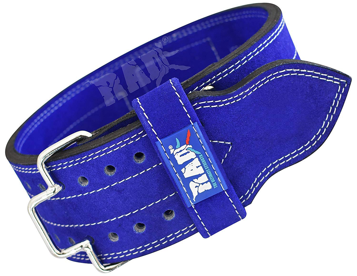 RAD Weight Lifting Leather Belt Powerlifting and Weightlifting Workout for Men & Women, Gym Back Support. Release Buckle