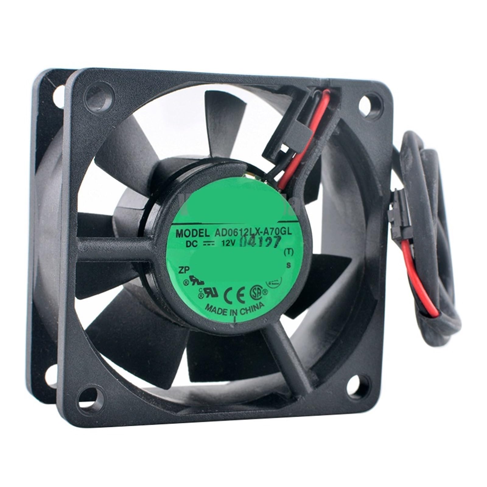 JJKKOZVQF AD0612LX-A70GL 6cm 60mm fan 60x60x25mm DC12V 0.08A 2pin Axial flow fan cooling fan